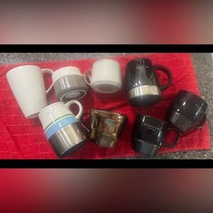 Starbucks Assorted Color Coffee Mugs Collection x 8